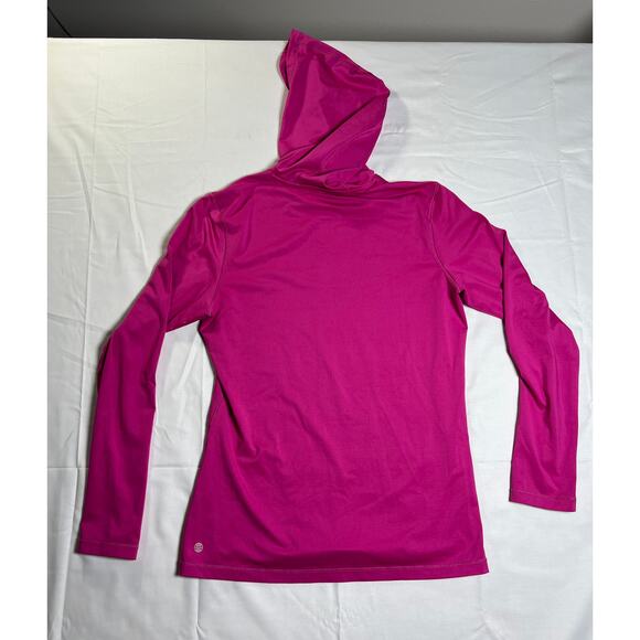 Adidas Women's Hooded Pullover, Magenta, Size Large, Excellent Condition - Picture 3 of 6